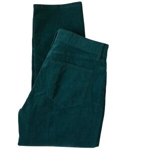 Teal Corduroy Pants- Petite Short Size:12